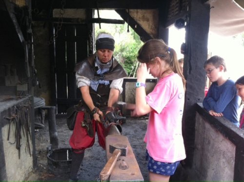 Maren became an apprentice blacksmith